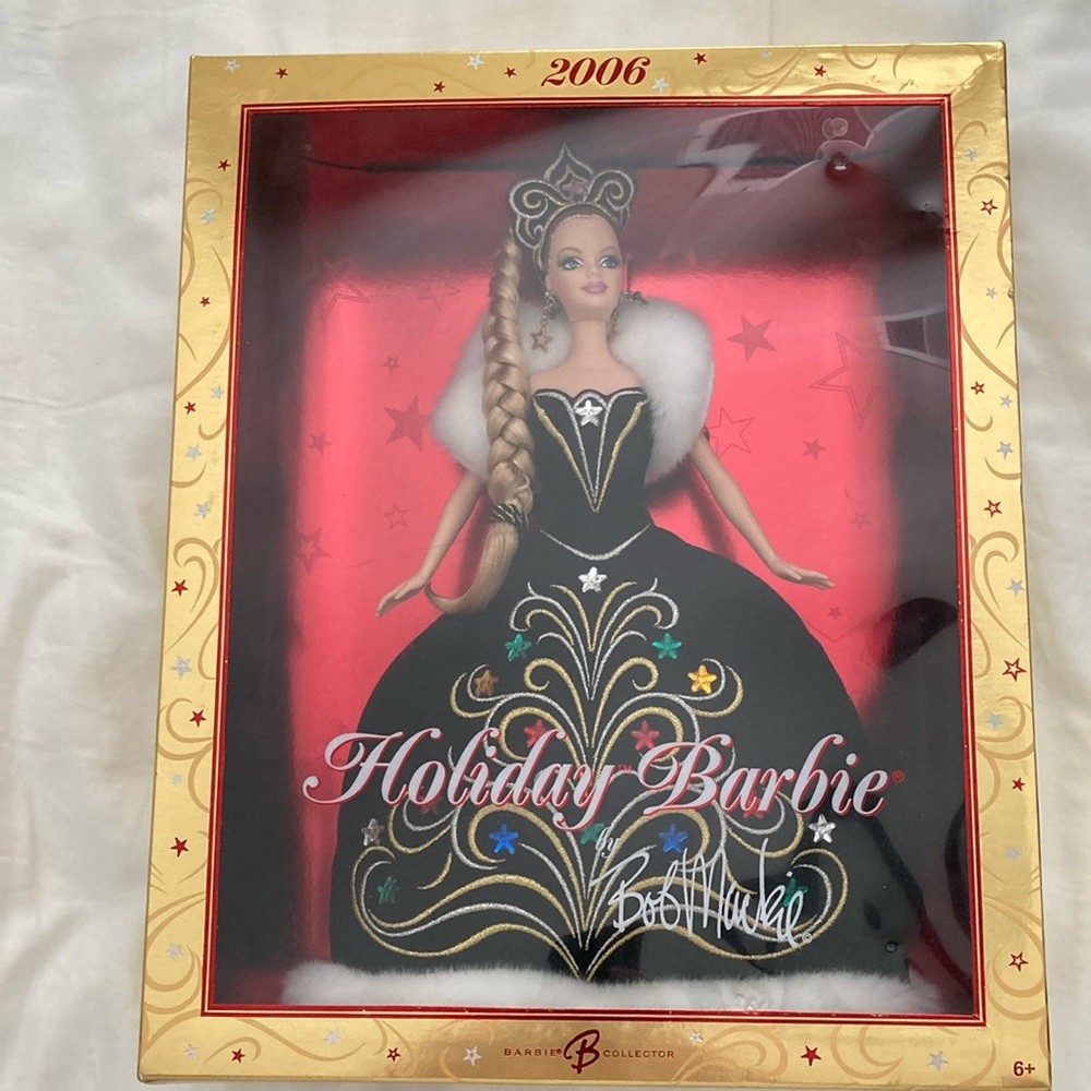 2006 HOLIDAY BARBIE BY BOB MACKIE COLLECTOR EDITION BLONDE NIB
